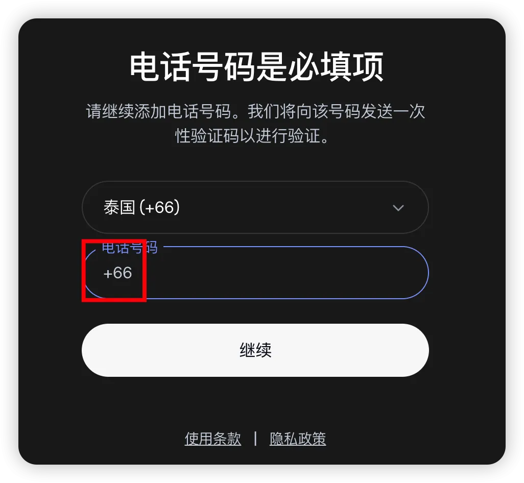 Codex手机号验证码接码教程,HeroSMS平台实测通过第3张-52软件资源库 输入验证码