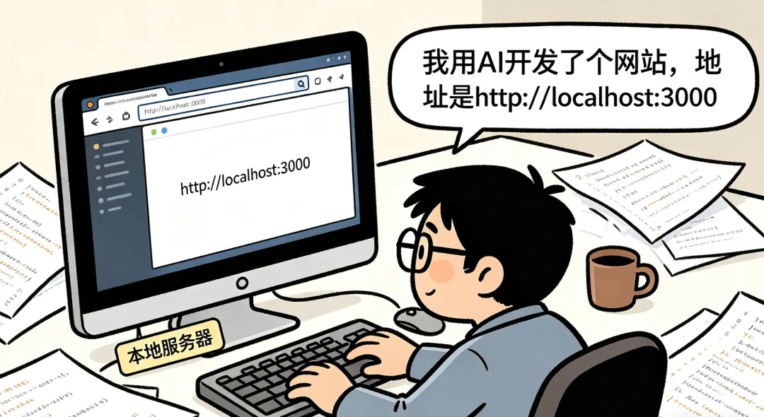 本地开发时给 localhost 换个漂亮域名，还能临时丢到公网给别人看