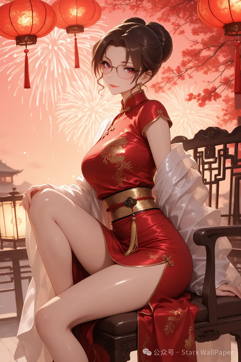 性感福利图:红缎金纹旗袍美人,慵懒坐姿勾魂摄魄第1张-Pixiv网页版入口 性感福利图:红缎金纹旗袍美人,慵懒坐姿勾魂摄魄