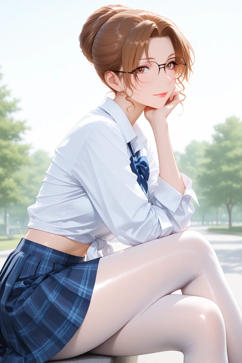 性感福利图:JK少女白衬衫格裙白丝,甜欲暴击撩到腿软!第1张-Pixiv网页版入口 性感福利图:JK少女白衬衫格裙白丝,甜欲暴击撩到腿软!