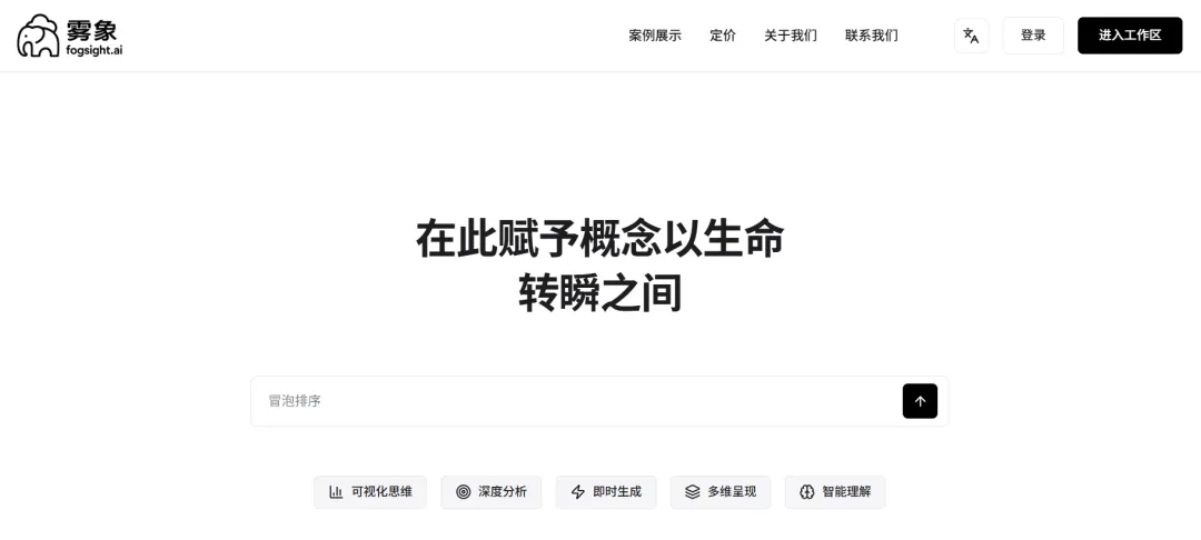 Fogsight AI 动画生成