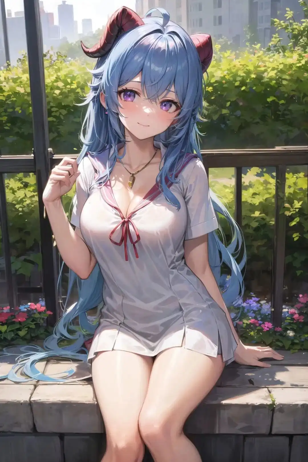 原神福利图:甘雨白色水手服短裙,清纯性感撩心至深第1张-Pixiv网页版入口 原神福利图:甘雨白色水手服短裙,清纯性感撩心至深