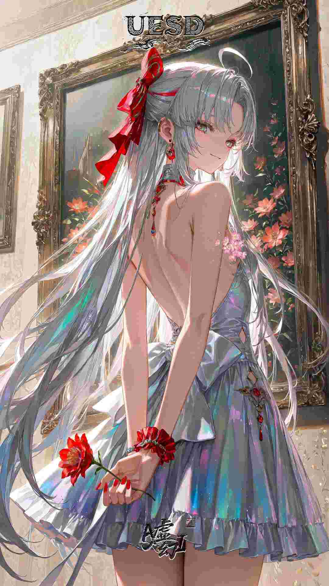 鸣潮福利图:秧秧幻彩露背短裙红饰,甜美魅惑勾人心魄第1张-Pixiv网页版入口 鸣潮福利图:秧秧幻彩露背短裙红饰,甜美魅惑勾人心魄