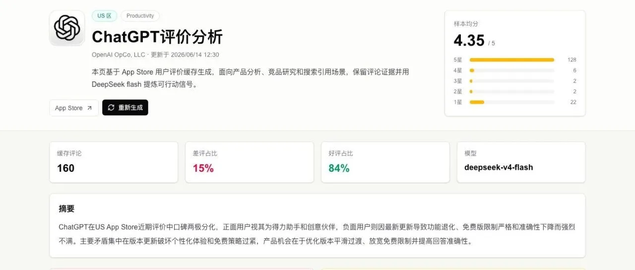 推荐1款很惊艳的GitHub开源项目，App评论分析太绝了！