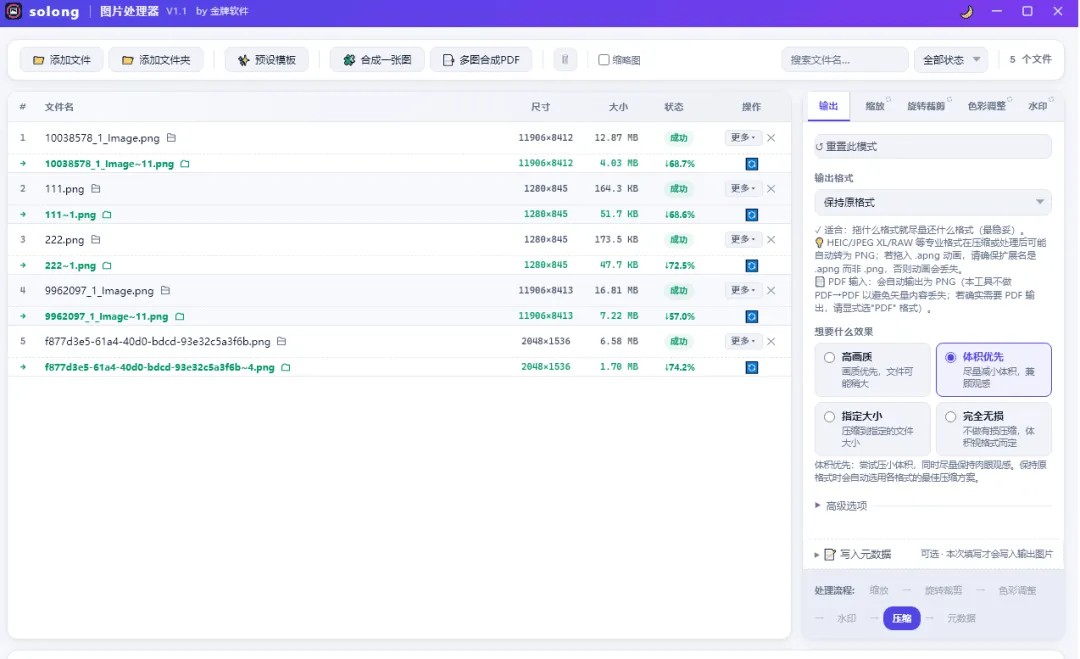 批量图片处理工具 solong图像处理器,电商运营加水印转格式,绿色版下载第1张-52软件资源库 批量图片处理工具 solong图像处理器,电商运营加水印转格式,绿色版下载第1张