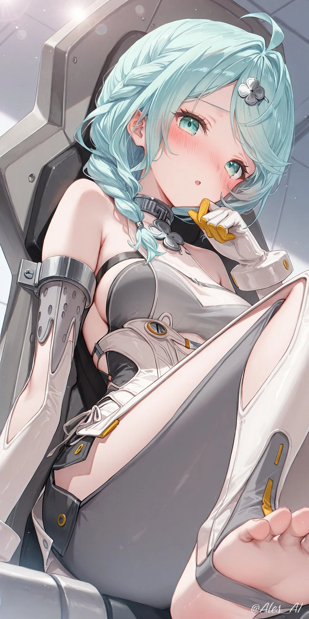 绝区零福利图:艾莲银灰紧身战服,娇俏曲线撩人心弦第1张-Pixiv网页版入口 绝区零福利图:艾莲银灰紧身战服,娇俏曲线撩人心弦