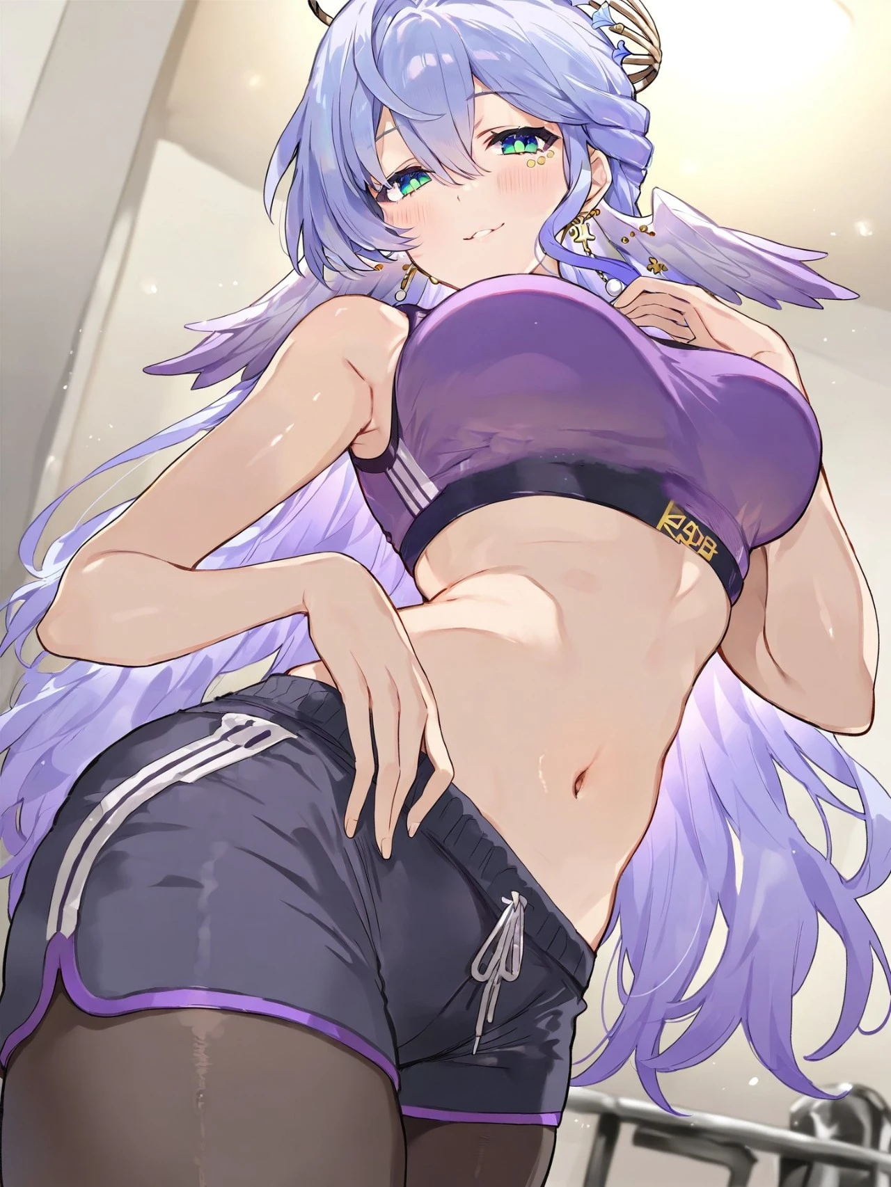 星穹铁道福利图:知更鸟紫色运动装黑丝,元气辣妹曲线暴击心脏第1张-Pixiv网页版入口 星穹铁道福利图:知更鸟紫色运动装黑丝,元气辣妹曲线暴击心脏