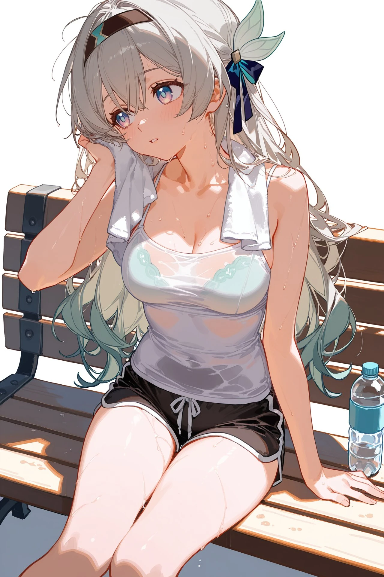 星穹铁道福利图:佩拉透湿吊带短裤,运动汗湿娇俏勾人第1张-Pixiv网页版入口 星穹铁道福利图:佩拉透湿吊带短裤,运动汗湿娇俏勾人