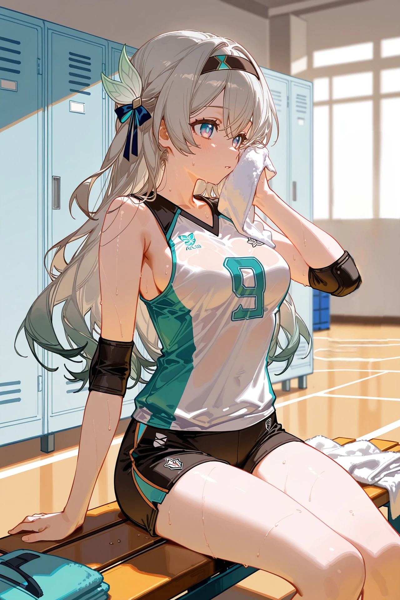 星穹铁道福利图:白露白绿运动背心短裤,汗湿诱惑火辣勾魂第1张-Pixiv网页版入口 星穹铁道福利图:白露白绿运动背心短裤,汗湿诱惑火辣勾魂