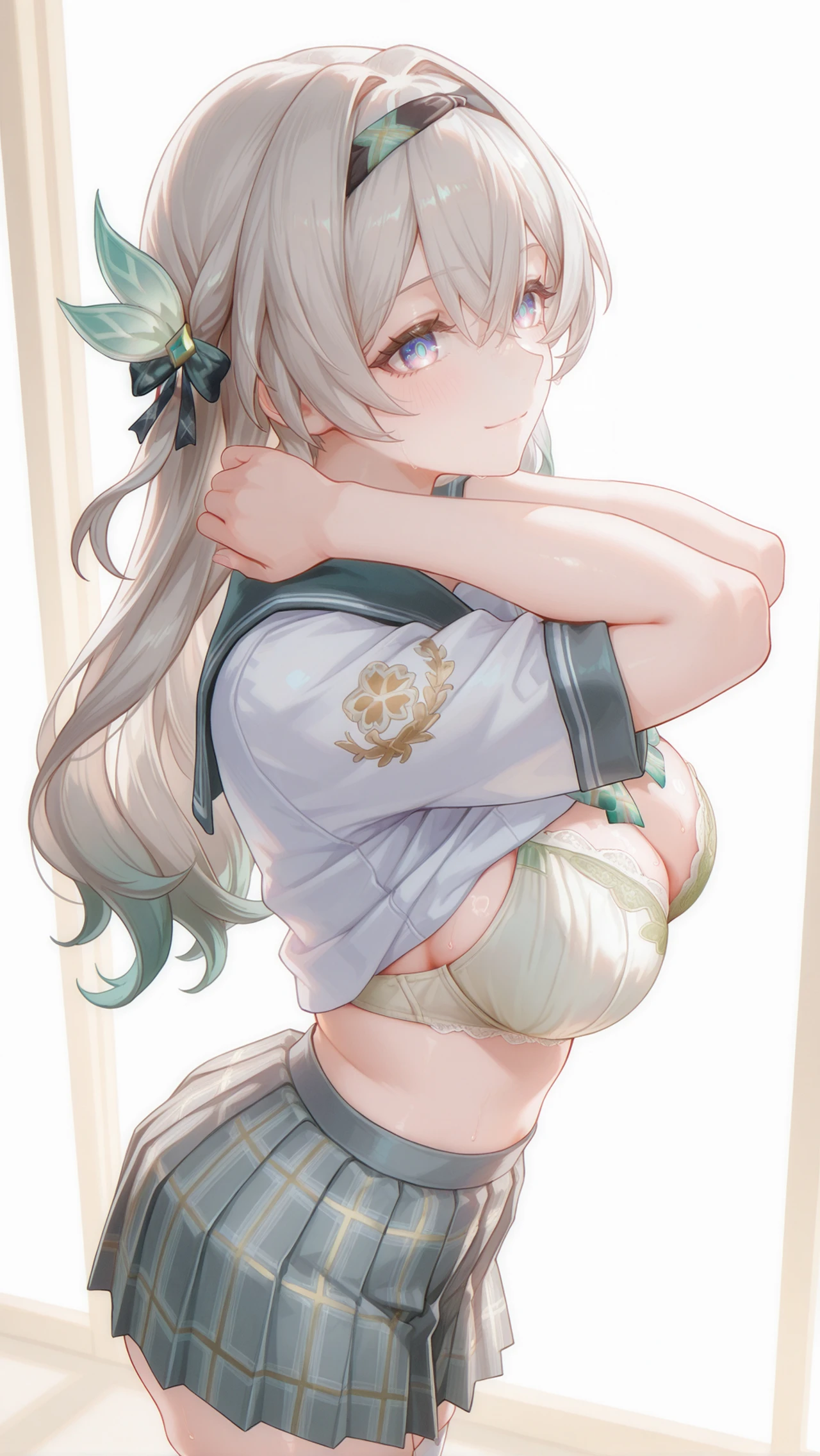 星穹铁道福利图：佩拉水手服格裙，甜欲学妹曲线撩心蚀骨